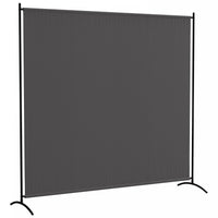 Outsunny Single Panel Privacy Screen, Uv30+ Room Divider, Dark Grey
