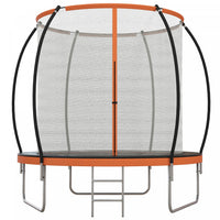 Soozier 10ft Trampoline with Enclosure Net and Ladder, Outdoor Fitness Trampoline for Adults