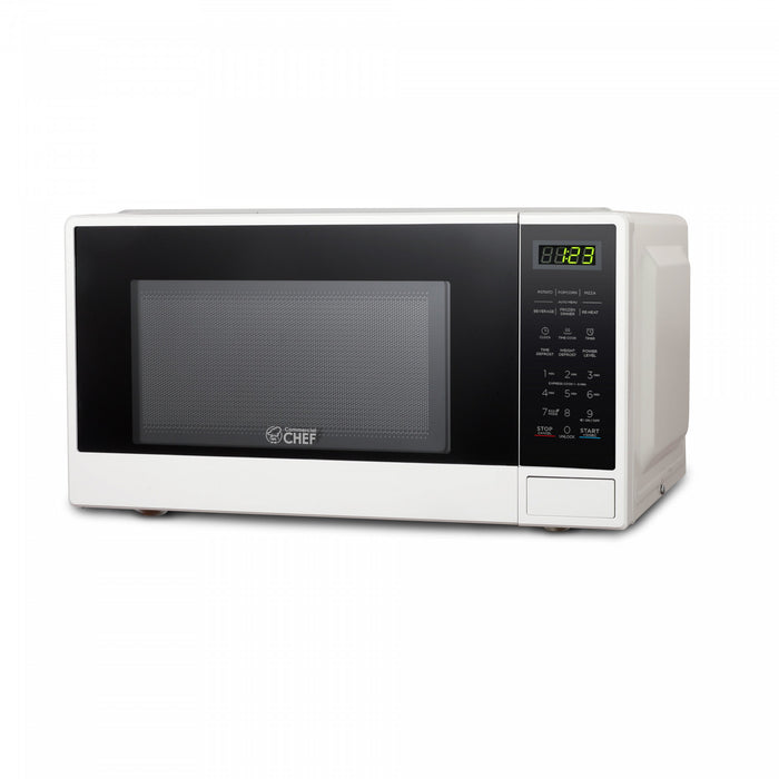 CHM Series Commercial Chef 1.1 Cu. Ft. Countertop Microwave Oven, CHCM11100W Countertop Microwave Larger 1cuft