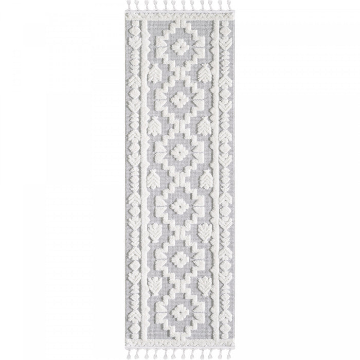 Quinto Tres Moroccan Shag Area Rug - 2'7\" x 8'