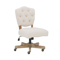 Kelsey Fabric Office Chair - Natural