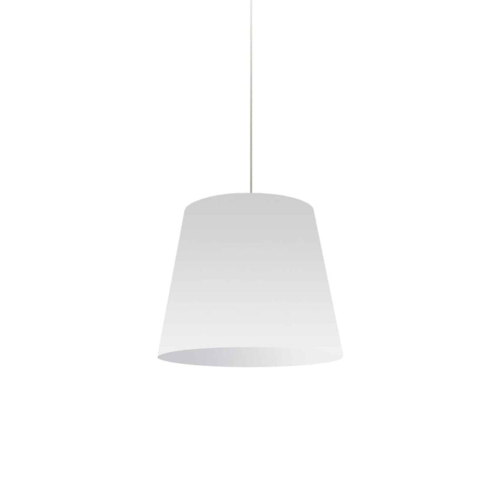 Dainolite Oversized Drum 1 Light Pendant Small Small White Shade Lamp