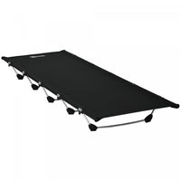Outsunny Lightweight Camping Cot, Aluminium Folding Bed With Carry Bag