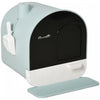 Pawhut Cat Litter Box With Lid, Enclosed Kitty Litter Box With Removable Tray, Scoop, Filter, Green