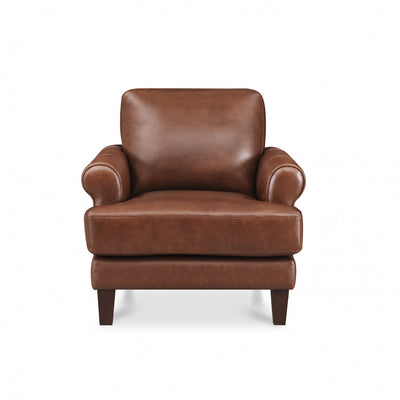 Hydeline Sarina Leather Chair - Brown | Hydeline Sarina Fauteuil en cuir – Brun