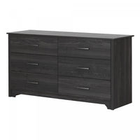 Fusion 6-drawer Dresser - Gray Oak 