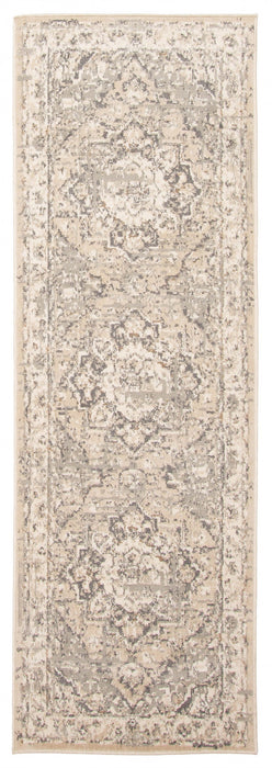 Priya Grey Area Rug - 2'8\" x 8'2\"