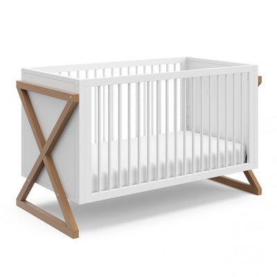 Storkcraft Equinox 3-in-1 Convertible Crib - White/Vintage Driftwood