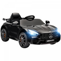 Qaba Electric Car For Kids, Mercedes-benz Amg Gtr Licensed Powered Ride-On Car With Remote Control,