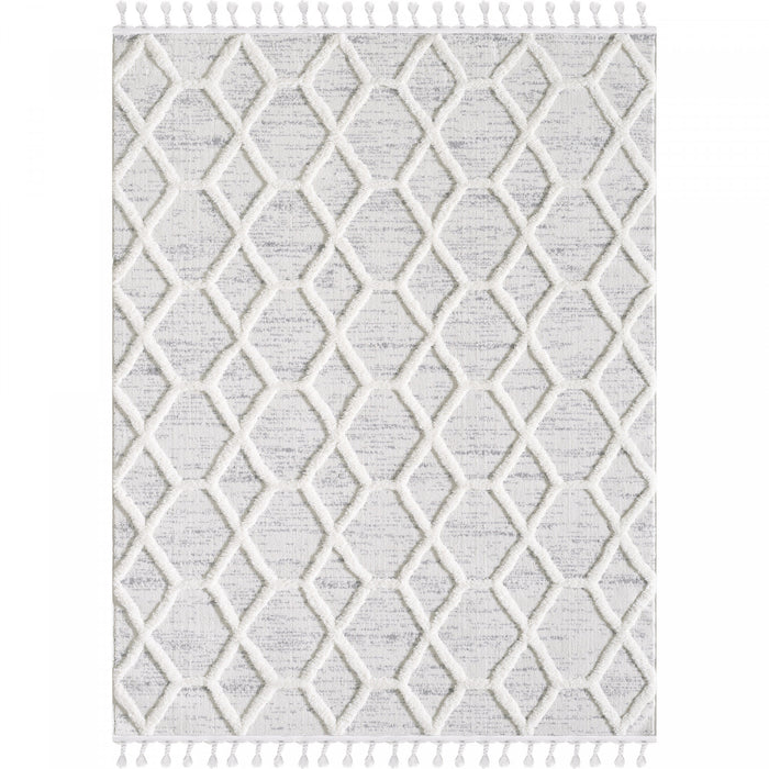 Quinto Nexus Shag Area Rug - 6'3\" x 9'