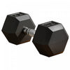 Soozier 35lbs Rubber Hex Dumbbell, Weight Dumbbell Hand Weight Barbell