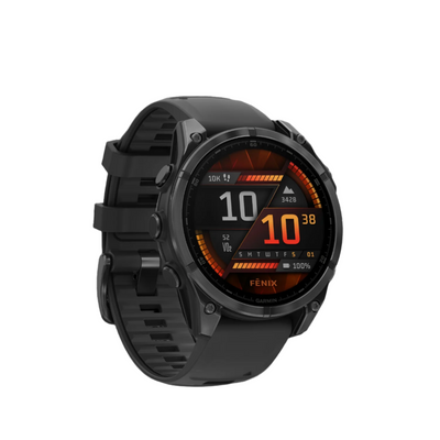 Garmin Fēnix 8 Amoled Smartwatch 47mm - Gps, Compass, Gyroscope And Barometric Altimeter Slate Grey | Montre Connectee Garmin Fēnix 8 Amoled 47mm - Gps, Boussole, Gyroscope Et Altimetre Barometrique