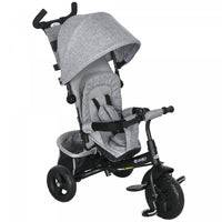 Qaba 6 In 1 Toddler Tricycle, Kids Trike With Foldable Canopy, Removable Parent-push Handle And Cove