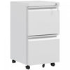 Vinsetto 2-drawer Vertical Filing Cabinet For Letter A4 Legal Size