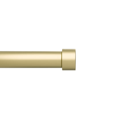 Umbra Cappa Gold Expandable 1" Curtain Rod - 66"-120" | Tringle à rideaux extensible Cappa de Umbra dorée de 1 po - 66 po à 120 po