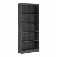 Axess 5-Shelf Bookcase - Grey Oak