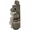 Outsunny Wine Jars Waterfall Fountain 4-tier Outdoor Fountain Water Feature