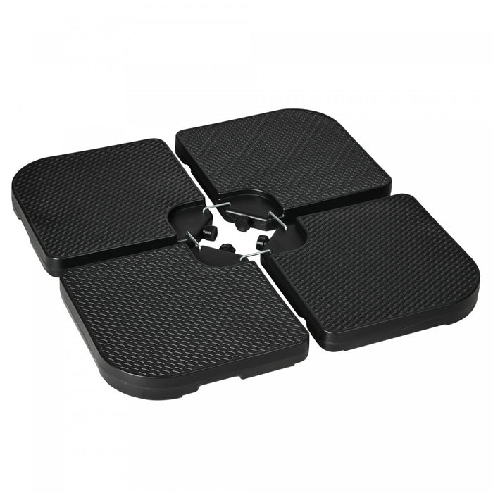 Outsunny Banana Cantilever Umbrella Base Weights, Water or Sand Filled