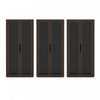 Rivington Modern 38\" Bookcase Cabinet in Walnut - Set of 3
