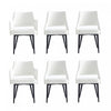 Tremont Modern 6-Piece Dining Chair Set in White