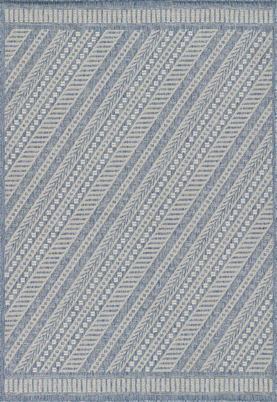 Livia Transitional 8'0" x 10'0" Area Rug in Blue Indoor Area Rug | Tapis Transitionnel Livia 8'0" x 10'0" en Bleu