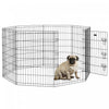 PawHut Dog Playpen Puppy Play Pen, 8 Panels Pet Exercise Fences for Outside Indoor, 36\"H