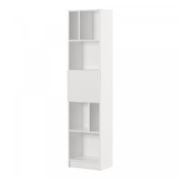 Liora 5-shelf Narrow Bookcase - Pure White 