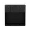 Clive Mid-Century Modern 22\" Nightstand in Black (1-Drawer)