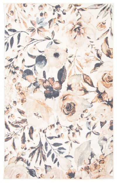 Rosette Ivory Area Rug - 5'0" X 8'0"  | Carpette Rosette ivoire - 5 pi 0 po x 8 pi 0 po