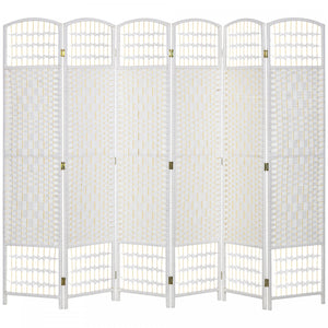 Homcom 6 Panel Folding Room Divider 5.6 Ft Privacy Screen
