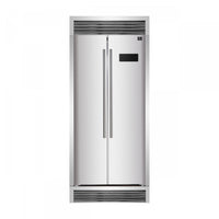 Forno Salerno 15.6 Cu. Ft. Built-In Side-by-Side Refrigerator - FFRBI1805-37SG