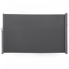 Outsunny 118\" X 71\" Retractable Side Awning Folding Privacy Screen Grey
