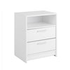 Prepac Studio Essentials 2-Drawer Nightstand - White