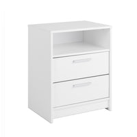 Prepac Studio Essentials 2-Drawer Nightstand - White