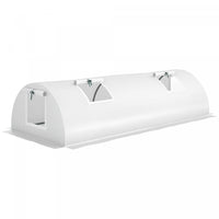 Outsunny Mini Greenhouse with Mesh Windows, Tunnel Growing Tent, White