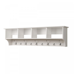 Hanging Entryway Shelf - White