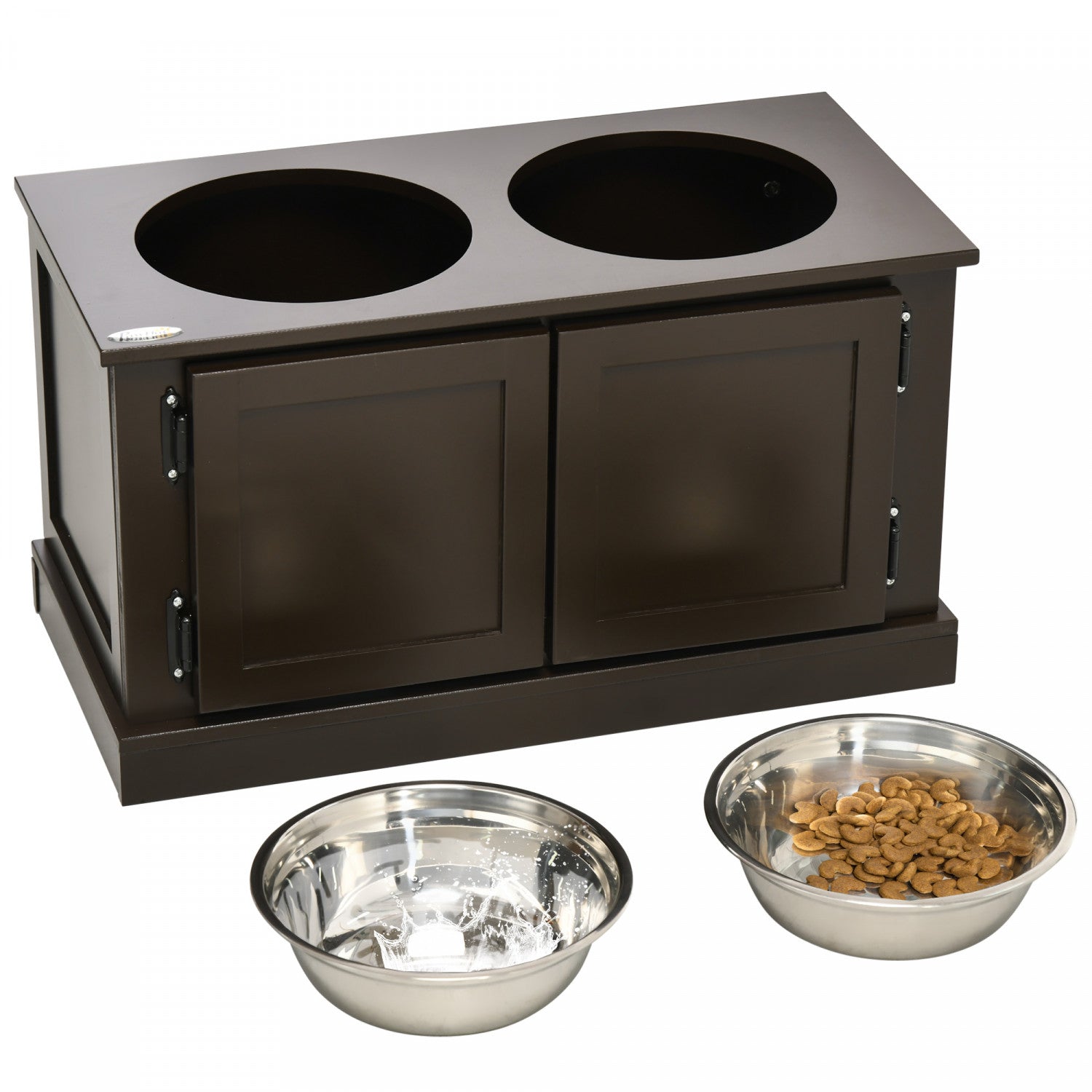 Dog bowl stand with storage online