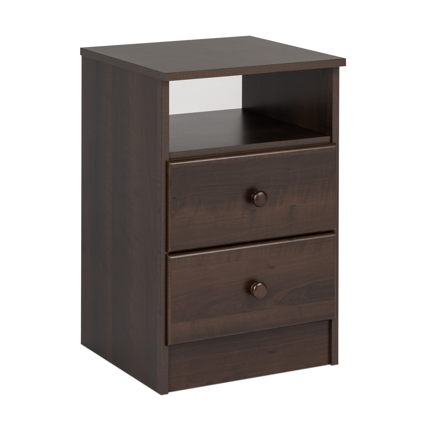 3 drawer shop nightstand espresso
