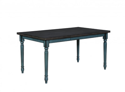Willow Dining Table - Teal|Table de salle à manger Willow - bleu sarcelle