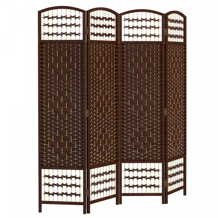 Homcom Folding Room Divider 5.6 Ft Privacy Screen Panel