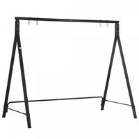 Outsunny Swing Stand, Metal Swing Frame, 528 Lbs Weight Capacity, Black