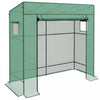 Outsunny Tomato Greenhouse With Reinforced Pe Cover Walk-in Green House|Outsunny Serre A Tomates Avec Couverture Pe Renforcee Serre A Etages