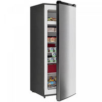 HOMCOM 7.0 Cu.Ft Upright Freezer, Compact Stand Up Freezer for Home, Silver
