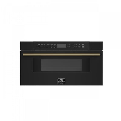 Forno Capoliveri Espresso 30-Inch Microwave Drawer, Black, 1.2 cu.ft - FMWDR3000-30BLK | Tiroir micro-ondes Capoliveri 30 pouces, noir, 1,2 pi³ - FMWDR3000-30BLK