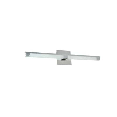 Dainolite Soho LED Vanity Light 22w Polished Chrome Finish White Acrylic Diffuser Lamp|Lumière de coiffeuse Soho de Dainolite en acrylique blanc qui diffuse la lumière, avec fini chromé poli et ampoule à DEL de 22 W