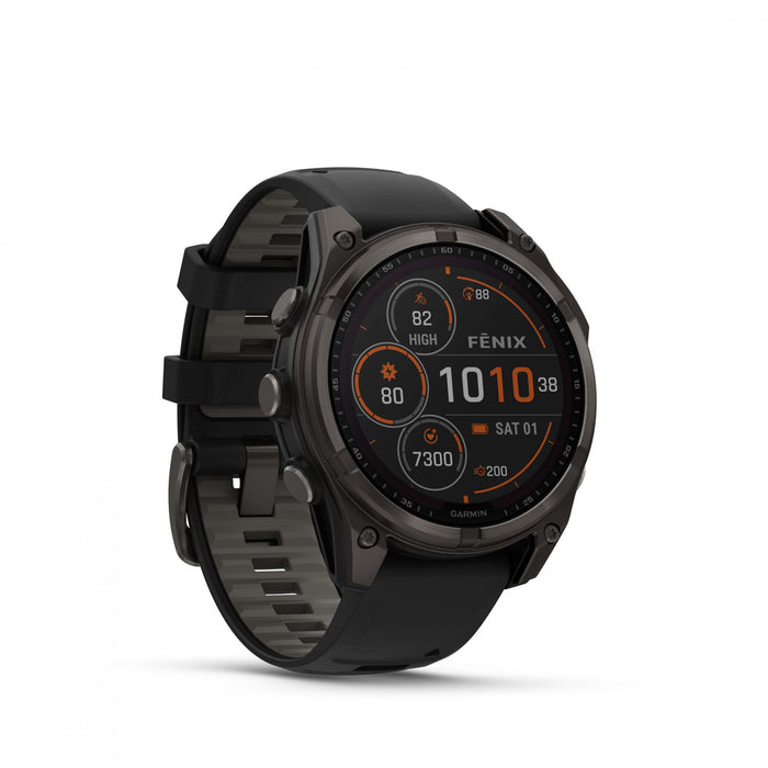 Garmin Fēnix 8 Solar Sapphire Smartwatch 47mm - Gps, Compass, Gyroscope And Barometric Altimeter 