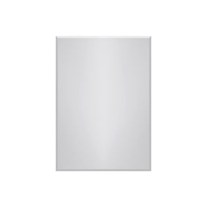 Dovetail 24 Inch Frameless Rectangular Mirror In Chrome