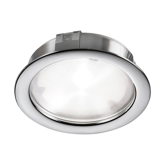 Dainolite Cree LED Puck Light 4w 24vdc Input 3000k Cri80+ 40° Beam Polished Chrome Lamp