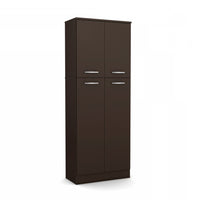 Axess 4-Door Storage Pantry - Chocolate