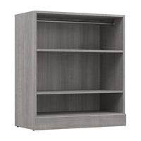 Bestar Versatile 36 W Small Closet Organizer - Platinum Grey